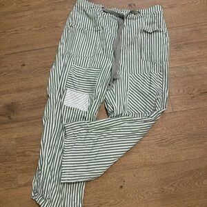 Striped Green Pants